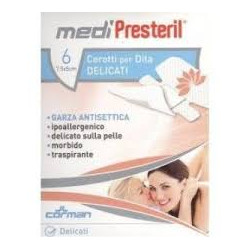 CEROTTO PER DITA MEDIPRESTERIL DELICATO TNT 7,5X5CM 6 PEZZI