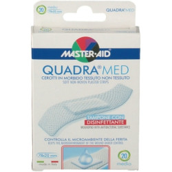 CEROTTO MASTER-AID QUADRA DERMOATTIVO MEDIO 20 PEZZI