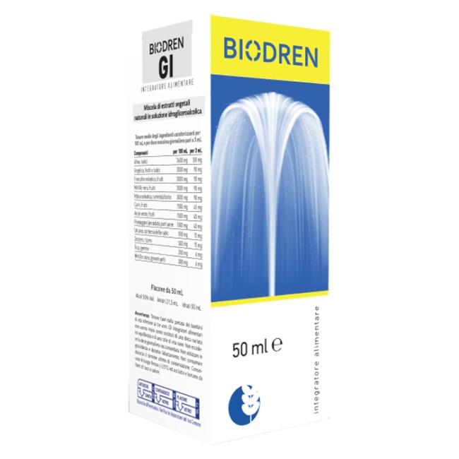BIODREN GI SOLUZIONE IDROALCOLICA 50 ML BIODREN GI SOLUZIONE IDROALCOLICA 50 ML