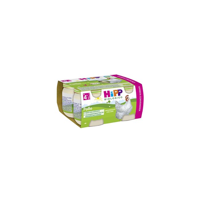 HIPP BIO HIPP BIO OMOGENEIZZATO POLLO 4X80 G HIPP BIO HIPP BIO OMOGENEIZZATO POLLO 4X80 G