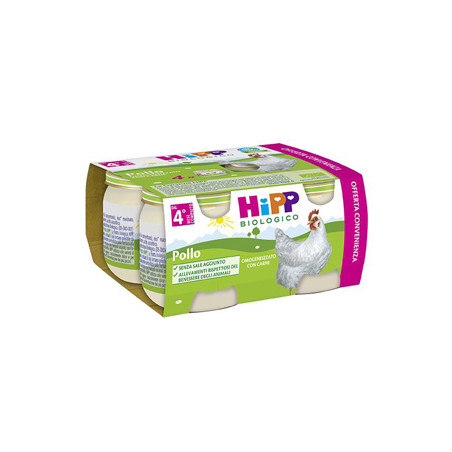 HIPP BIO HIPP BIO OMOGENEIZZATO POLLO 4X80 G HIPP BIO HIPP BIO OMOGENEIZZATO POLLO 4X80 G