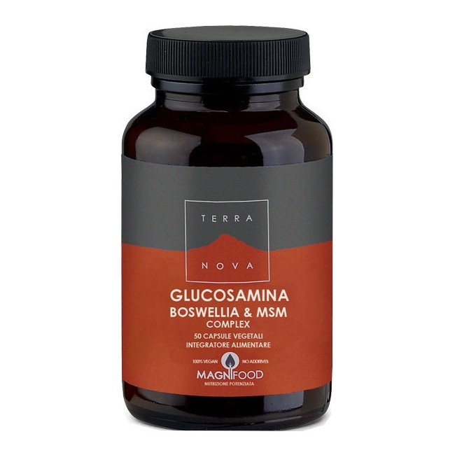 TERRANOVA COMPLESSO DI GLUCOSAMINA BOSWELLIA E MSM 50 CAPSULE TERRANOVA COMPLESSO DI GLUCOSAMINA BOSWELLIA E MSM 50 CAPSULE