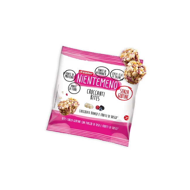 NIENTEMENO BITES CIOCCOLATO BIANCO FRUTTI DI BOSCO 5 X 22 G NIENTEMENO BITES CIOCCOLATO BIANCO FRUTTI DI BOSCO 5 X 22 G