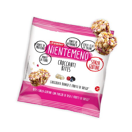 NIENTEMENO BITES CIOCCOLATO BIANCO FRUTTI DI BOSCO 5 X 22 G NIENTEMENO BITES CIOCCOLATO BIANCO FRUTTI DI BOSCO 5 X 22 G