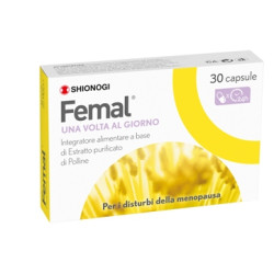 Confezione da 30 capsule di Femal Integratore per la menopausa