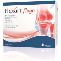 Confezione da 14 bustine di Flexart Flogo per dolori articolari