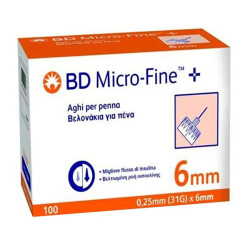 AGO PER PENNA DA INSULINA BD MICROFINE GAUGE 31 6MM 100 PEZZI