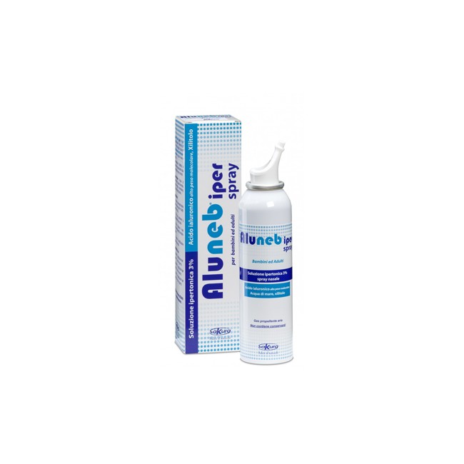 ALUNEB SOLUZIONE IPERTONICA 3% SPRAY NASALE 125 ML ALUNEB SOLUZIONE IPERTONICA 3% SPRAY NASALE 125 ML
