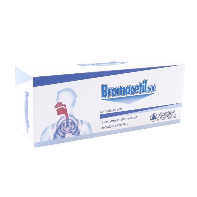 BROMACETIL 600 15 COMPRESSE EFFERVESCENTI BROMACETIL 600 15 COMPRESSE EFFERVESCENTI