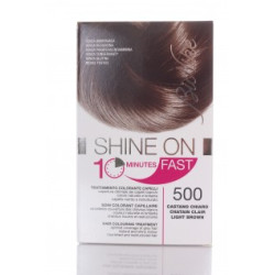 BIONIKE SHINE ON FAST TRATTAMENTO COLORANTE CAPELLI CASTANO CHIARO 500 FLACONE 60 ML + TUBO 60 ML