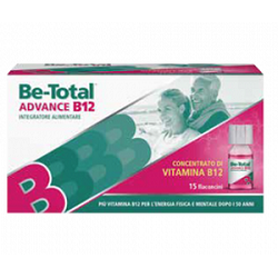 Confezione da 15 Flaconi di Betotal Advance B12 integratore con vitamina B12