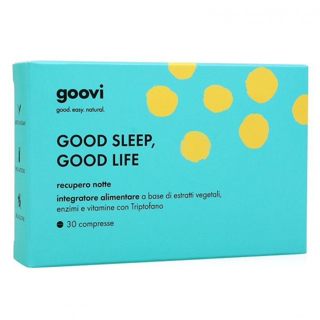 goovi good sleep , good life recupero notte 30 compresse goovi good sleep , good life recupero notte 30 compresse