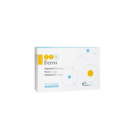 Confezione da 30 compresse di DDM Ferro integratore a base di ferro e vitamine