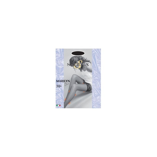 MARILYN 30 SHEER CALZA AUTOREGGENTE BLU SCURO 2 MARILYN 30 SHEER CALZA AUTOREGGENTE BLU SCURO 2