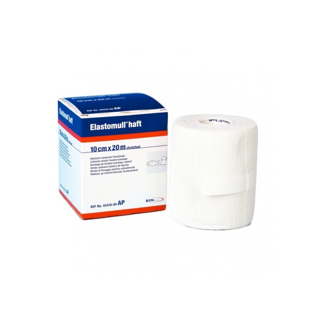 BENDA ELASTICA AUTOADESIVA PER FISSAGGIO MEDICAZIONI ELASTOMULL HAFT LF ALTEZZA 10 CM LUNGHEZZA 20 M BENDA ELASTICA AUTOADESIVA PER FISSAGGIO MEDICAZIONI ELASTOMULL HAFT LF ALTEZZA 10 CM LUNGHEZZA 20 M