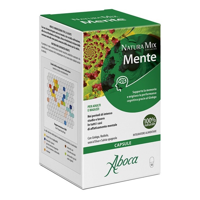 NATURA MIX ADVANCED MENTE 50 CAPSULE NATURA MIX ADVANCED MENTE 50 CAPSULE