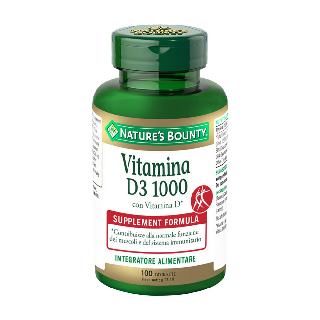 VITAMINA D3/1000 100 TAVOLETTE VITAMINA D3/1000 100 TAVOLETTE