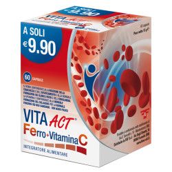 F&f srl Vita Act Ferro+vitamina C 60 Compresse
