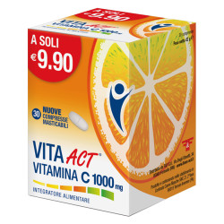 F&F Act Vita Act Vitamina C 1000 Mg 30 Compresse Masticabili