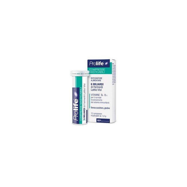 PROLIFE COMPRESSE MASTICABILI INTEGRATORE ALIMENTARE IN TUBETTO CON ASTUCCIO PROLIFE COMPRESSE MASTICABILI INTEGRATORE ALIMENTARE IN TUBETTO CON ASTUCCIO