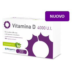 Confezione da 168 compresse masticabili di Metagenics Vitamina D 4000 UI