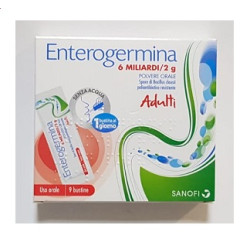 Enterogermina Adulti 6 Miliardi / 2g Sospensione Orale 9 Bustine