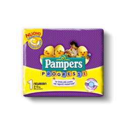 PAMPERS PROGRESSI NEWBORN PANNOLINO 1 2-5KG 28 PEZZI