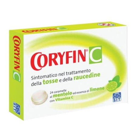 Coryfin Con Vitamina C Pastiglie Gusto Limone 24 Caramelle Coryfin Con Vitamina C Pastiglie Gusto Limone 24 Caramelle