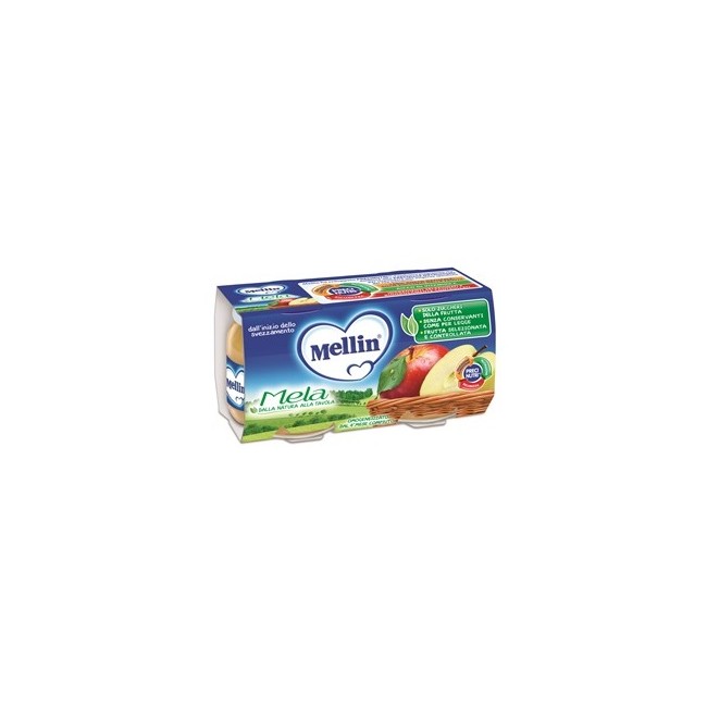 MELLIN OMOGENEIZZATO MELA 100 G 2 PEZZI MELLIN OMOGENEIZZATO MELA 100 G 2 PEZZI