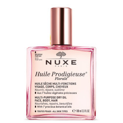 Flacone da 100 Ml di Nuxe Huile Prodigieuse olio secco multifunzione con piacevoli note floreali