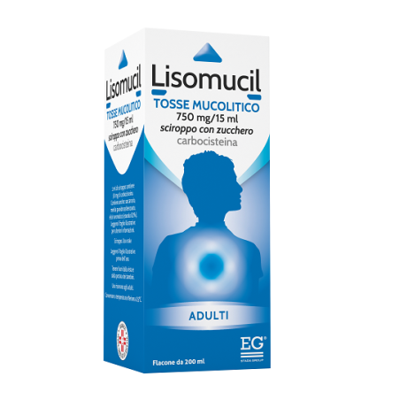 Lisomucil Adulti 750mg/15ml Sciroppo Con Zucchero 5% 200ml Lisomucil Adulti 750mg/15ml Sciroppo Con Zucchero 5% 200ml