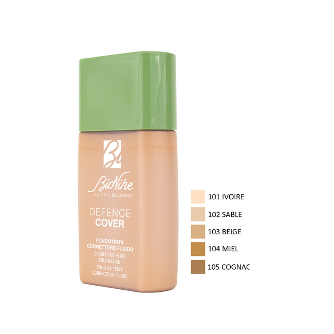 DEFENCE COVER FONDOTINTA CORRETTORE FLUIDO 101 40 ML DEFENCE COVER FONDOTINTA CORRETTORE FLUIDO 101 40 ML
