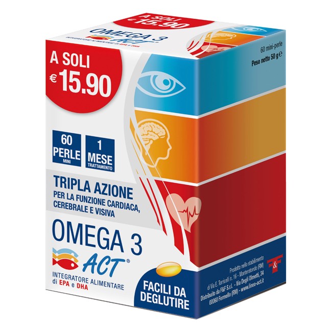 OMEGA 3 ACT 540MG 60 PERLE MINI OMEGA 3 ACT 540MG 60 PERLE MINI
