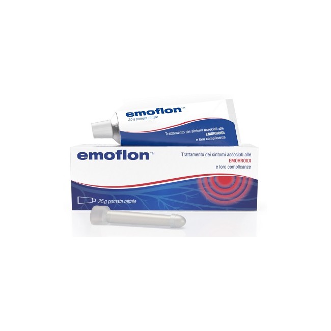EMOFLON POMATA RETTALE TUBETTO 25 G CON APPLICATORE EMOFLON POMATA RETTALE TUBETTO 25 G CON APPLICATORE