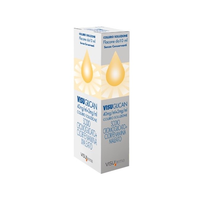 Visuglican Collirio 4%+0,2% 10ml Visuglican Collirio 4%+0,2% 10ml