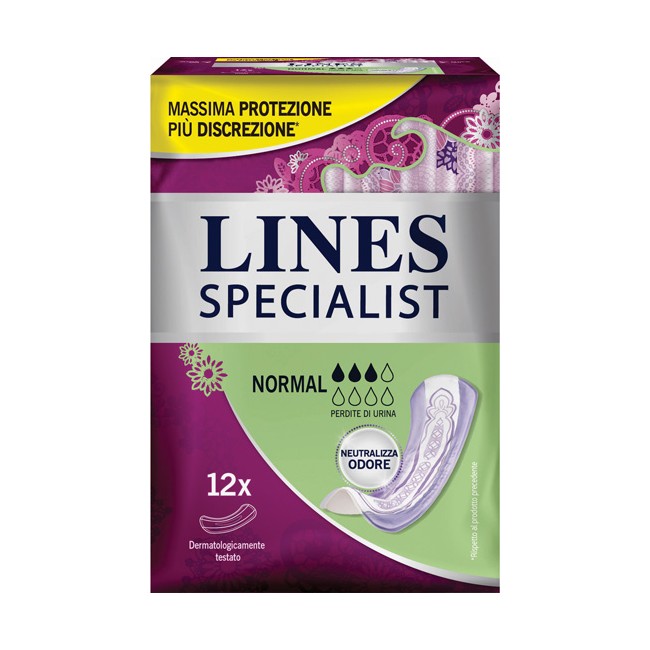 LINES SPECIALIST PANNOLONE NORMAL FARMA 12 PEZZI