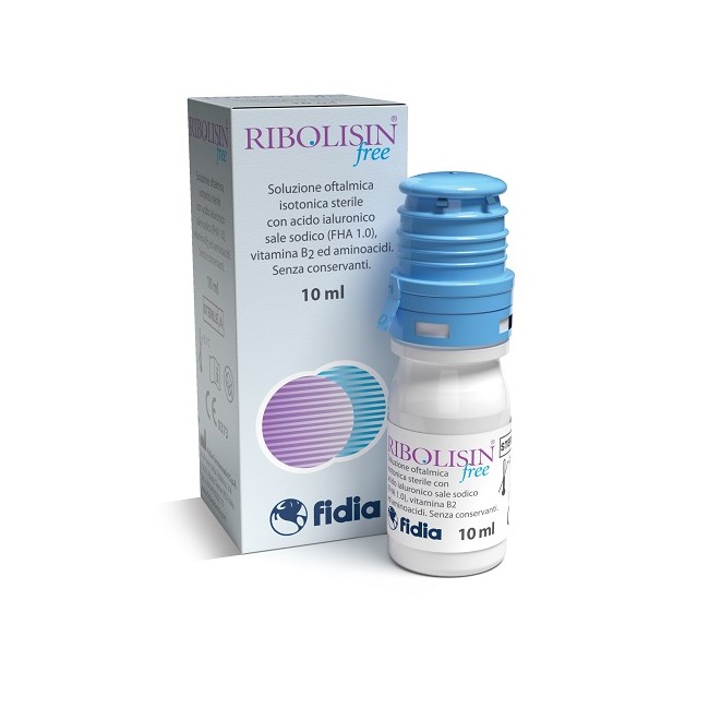 COLLIRIO SOLUZIONE OFTALMICA RIBOLISIN FREE 10 ML COLLIRIO SOLUZIONE OFTALMICA RIBOLISIN FREE 10 ML