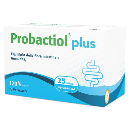 Probactiol Plus Integratore probiotico con Vitamina A e D 120 capsule