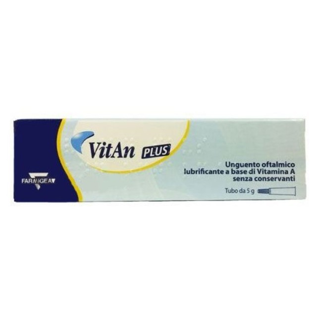 UNGUENTO OFTALMICO LUBRIFICANTE VITAN PLUS 5 G UNGUENTO OFTALMICO LUBRIFICANTE VITAN PLUS 5 G