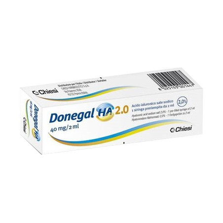 SIRINGA INTRA-ARTICOLARE DONEGAL HA 2.0 ACIDO IALURONICO 40 MG 2 ML
