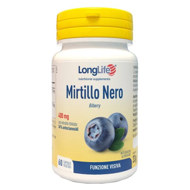 LONGLIFE MIRTILLO NERO 60 CAPSULE VEGETALI LONGLIFE MIRTILLO NERO 60 CAPSULE VEGETALI