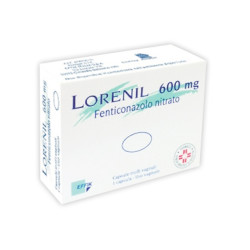 Lorenil 600mg Capsule Molli Vaginali 1 Capsula