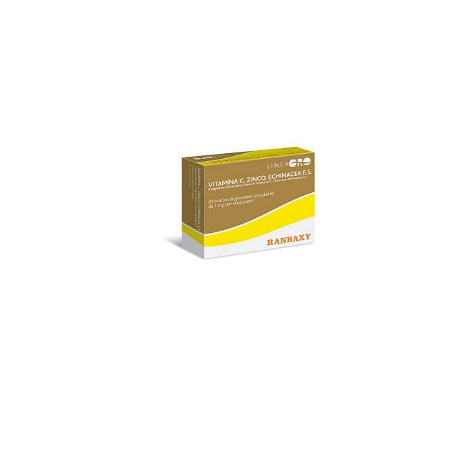 ORO RANBAXY VITAMINA C ZINCO ECHINACEA 20 BUSTINE X 1,5 G ORO RANBAXY VITAMINA C ZINCO ECHINACEA 20 BUSTINE X 1,5 G