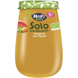 HERO SOLO OMOGENEIZZATO VERDURINE CON MANZO 100% BIO 190 G