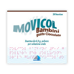 Movicol Bambini 6.9g Polvere Per Soluzione Orale Gusto Cioccolato 20 Bustine