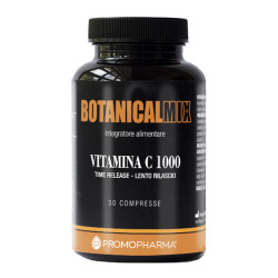 Confezione da 30 compresse di Botanical Mix Vitamina C 1000 integratore per il sistema immunitario.