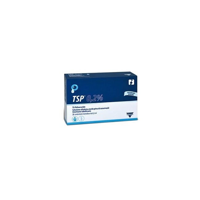 TSP 0,2% SOLUZIONE OFTALMICA UMETTANTE LUBRIFICANTE 30 FLACONCINI MONODOSE 0,5 ML TSP 0,2% SOLUZIONE OFTALMICA UMETTANTE LUBRIFICANTE 30 FLACONCINI MONODOSE 0,5 ML