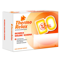 THERMORELAX RICARICA PER FASCIA DOLORE LOMBARE 6 DISPOSITIVI AUTORISCALDANTI