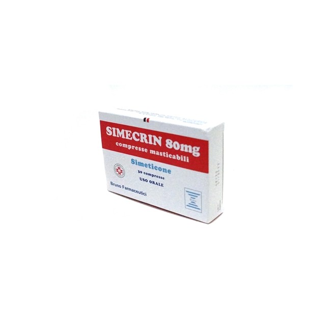 Simecrin 80mg Per Gonfiore Addominale E Meteorismo 30 Compresse Masticabili Simecrin 80mg Per Gonfiore Addominale E Meteorismo 30 Compresse Masticabili