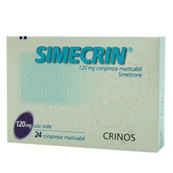Simecrin 120mg Per Gonfiore Addominale E Meteorismo 24 Compresse Masticabili